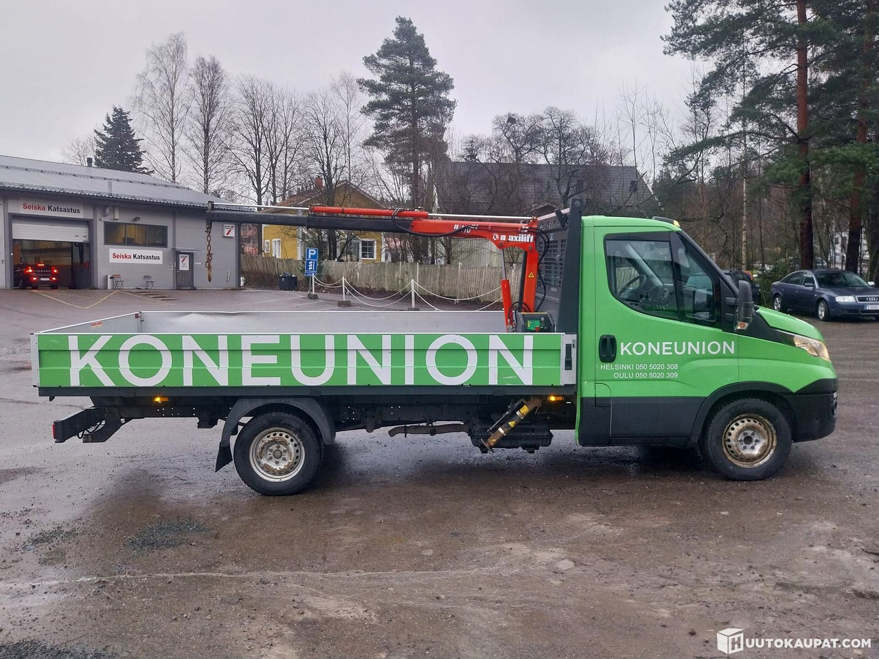 Iveco Daily + crane, Helsinki - Μικρό φορτηγό με καρότσα: φωτογραφία 2 Iveco Daily + crane, Helsinki - Μικρό φορτηγό με καρότσα: φωτογραφία 2