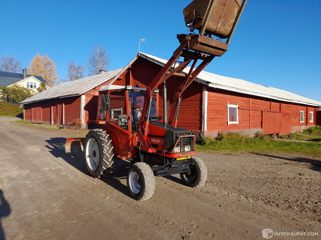 Traktori Valmet 504 1984 etukuormaajalla. Katso videot! MTK25, Forssa - Τρακτέρ: φωτογραφία 1 Traktori Valmet 504 1984 etukuormaajalla. Katso videot! MTK25, Forssa - Τρακτέρ: φωτογραφία 1