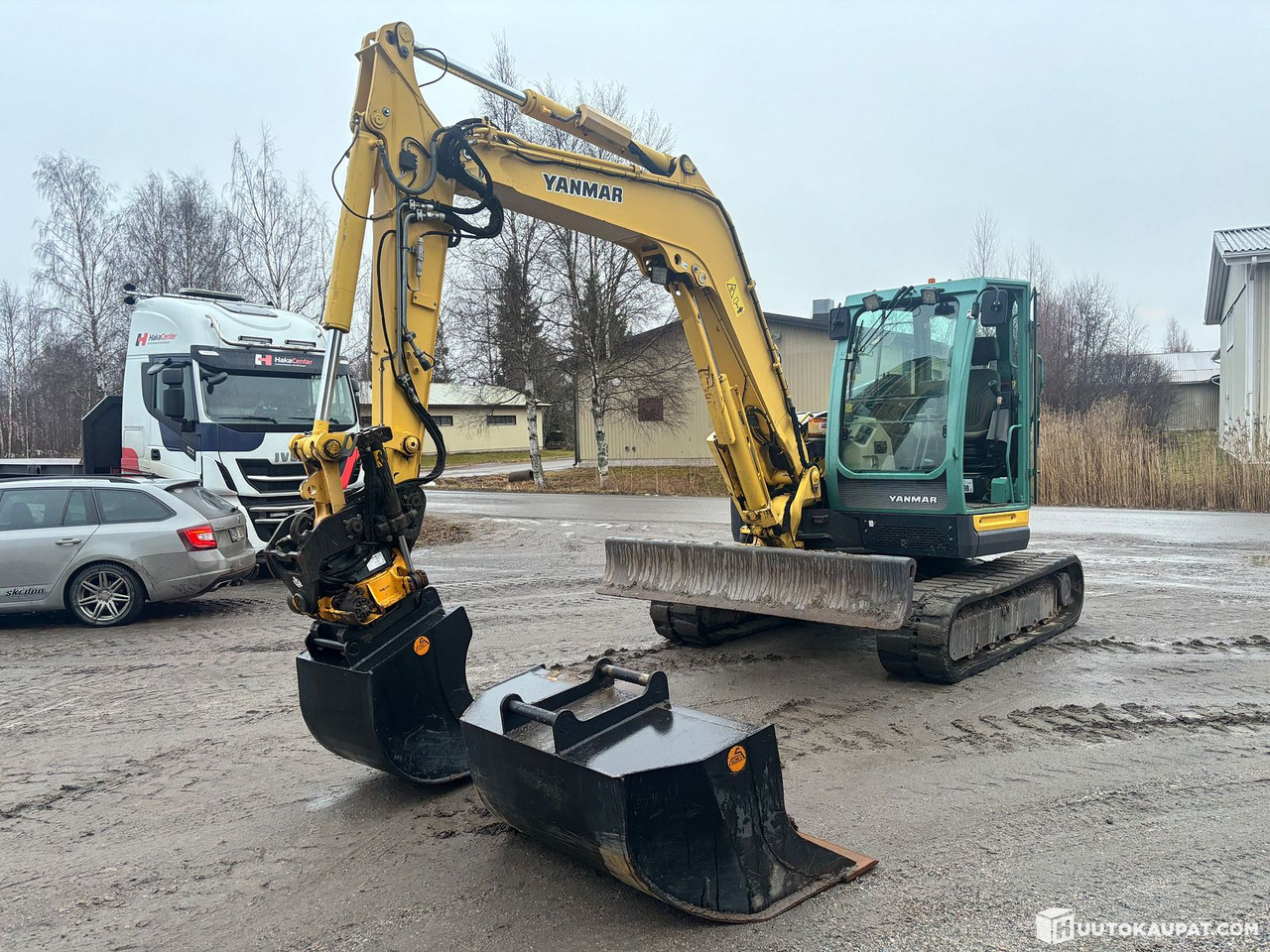 Yanmar VIO80-1 excavator + Engcon with two buckets., Ylivieska - Μίνι εκσκαφέας: φωτογραφία 1 Yanmar VIO80-1 excavator + Engcon with two buckets., Ylivieska - Μίνι εκσκαφέας: φωτογραφία 1