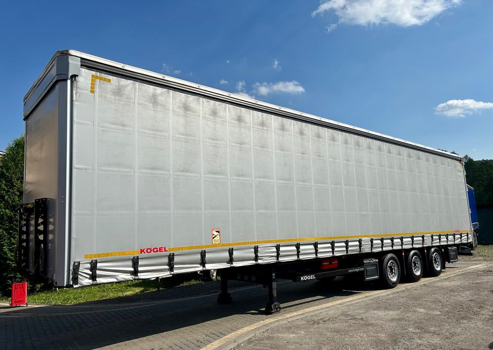Kögel MEGA 2019 OPONY 80% SAF PODNOSZONA OŚ PODNOSZONY DACH / OD PIERWSZEGO WŁAŚCICIELA - Επικαθήμενο κουρτίνα: φωτογραφία 1 Kögel MEGA 2019 OPONY 80% SAF PODNOSZONA OŚ PODNOSZONY DACH / OD PIERWSZEGO WŁAŚCICIELA - Επικαθήμενο κουρτίνα: φωτογραφία 1