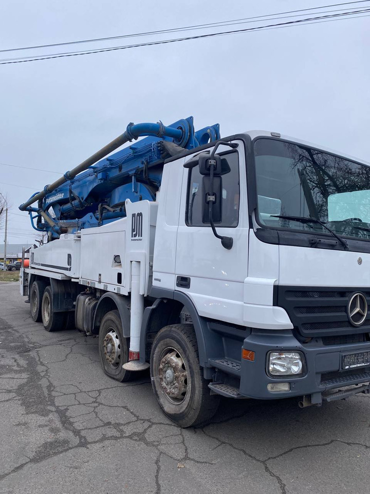 PUTZMEISTER Putzmeister on chassis Mercedes-Benz Actros Putzmeister 42m concrete pump - Αντλία σκυροδέματος: φωτογραφία 1 PUTZMEISTER Putzmeister on chassis Mercedes-Benz Actros Putzmeister 42m concrete pump - Αντλία σκυροδέματος: φωτογραφία 1