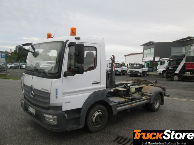 Mercedes-Benz Atego 916 - Φορτηγό φόρτωσης γάντζου: φωτογραφία 1 Mercedes-Benz Atego 916 - Φορτηγό φόρτωσης γάντζου: φωτογραφία 1