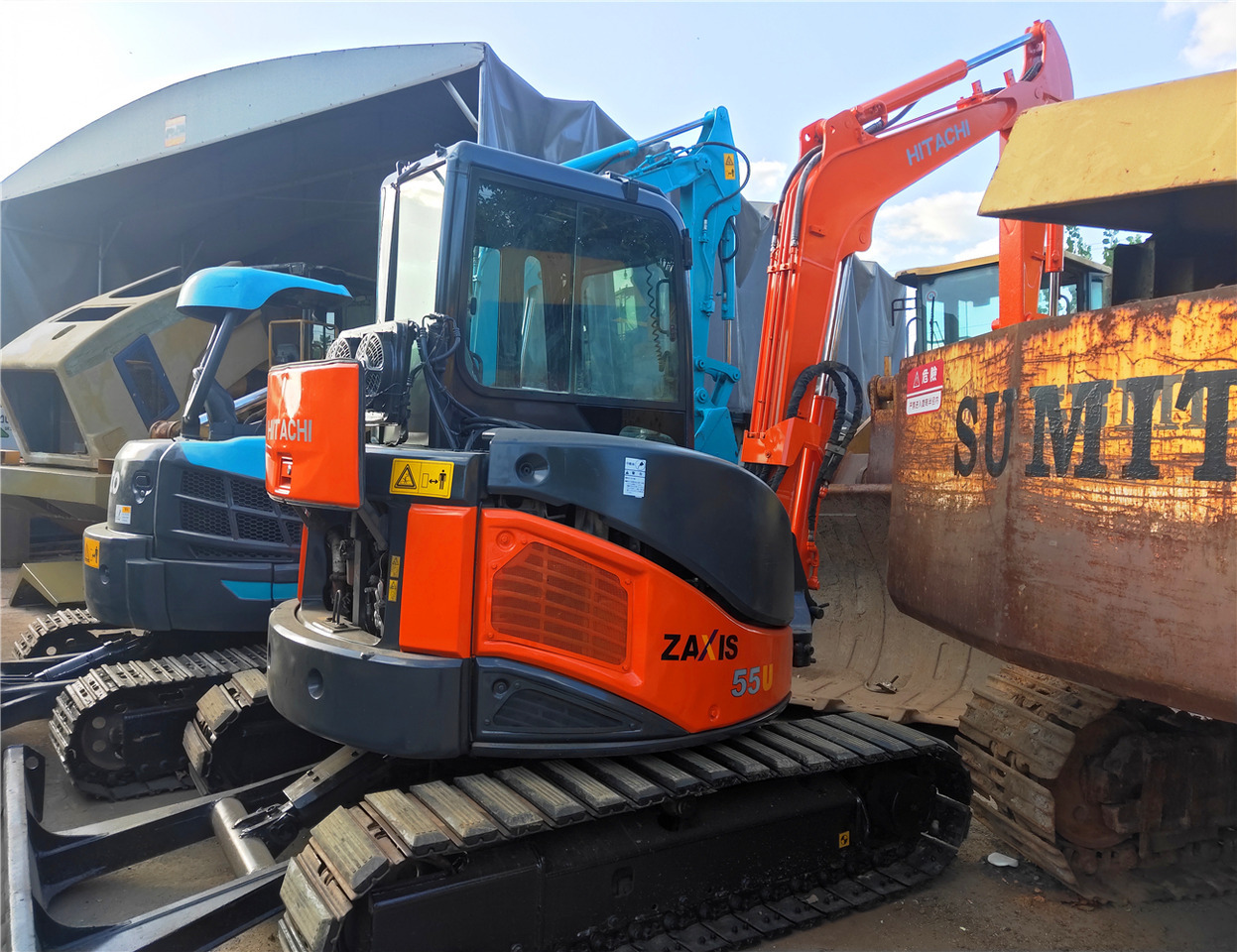 Hitachi ZX55UR - Μίνι εκσκαφέας: φωτογραφία 1 Hitachi ZX55UR - Μίνι εκσκαφέας: φωτογραφία 1