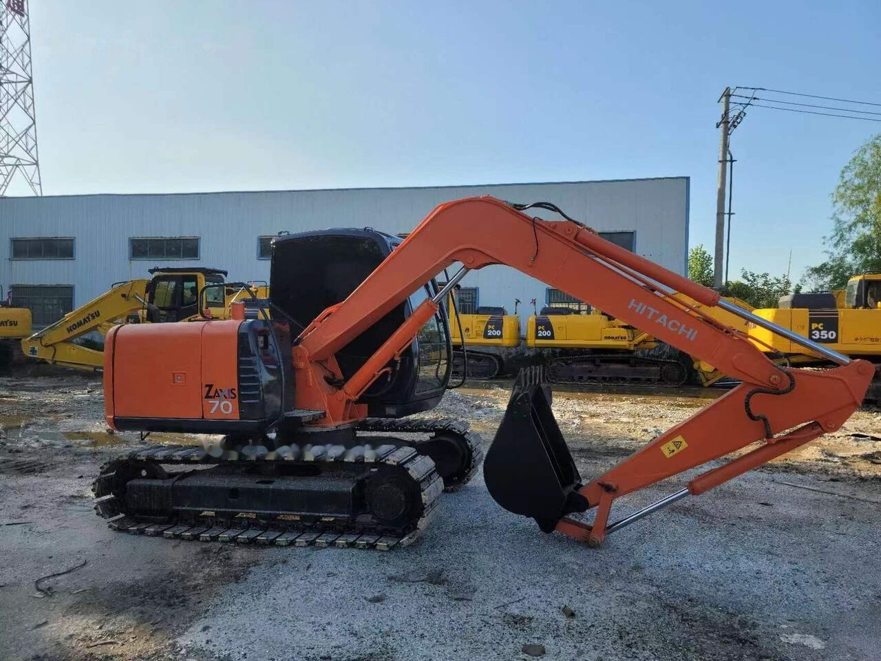Hitachi ZX70 - Ερπυστριοφόρος εκσκαφέας: φωτογραφία 5 Hitachi ZX70 - Ερπυστριοφόρος εκσκαφέας: φωτογραφία 5