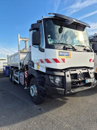 Renault C version K 380 P6x4 Bi-benne Grue FASSI F195 A0.24 - Φορτηγό ανατρεπόμενο: φωτογραφία 2 Renault C version K 380 P6x4 Bi-benne Grue FASSI F195 A0.24 - Φορτηγό ανατρεπόμενο: φωτογραφία 2