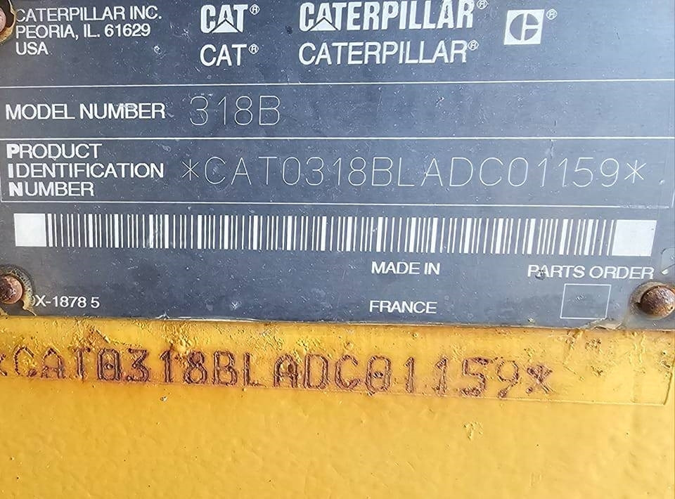 CAT 318 B L - Ερπυστριοφόρος εκσκαφέας: φωτογραφία 1 CAT 318 B L - Ερπυστριοφόρος εκσκαφέας: φωτογραφία 1