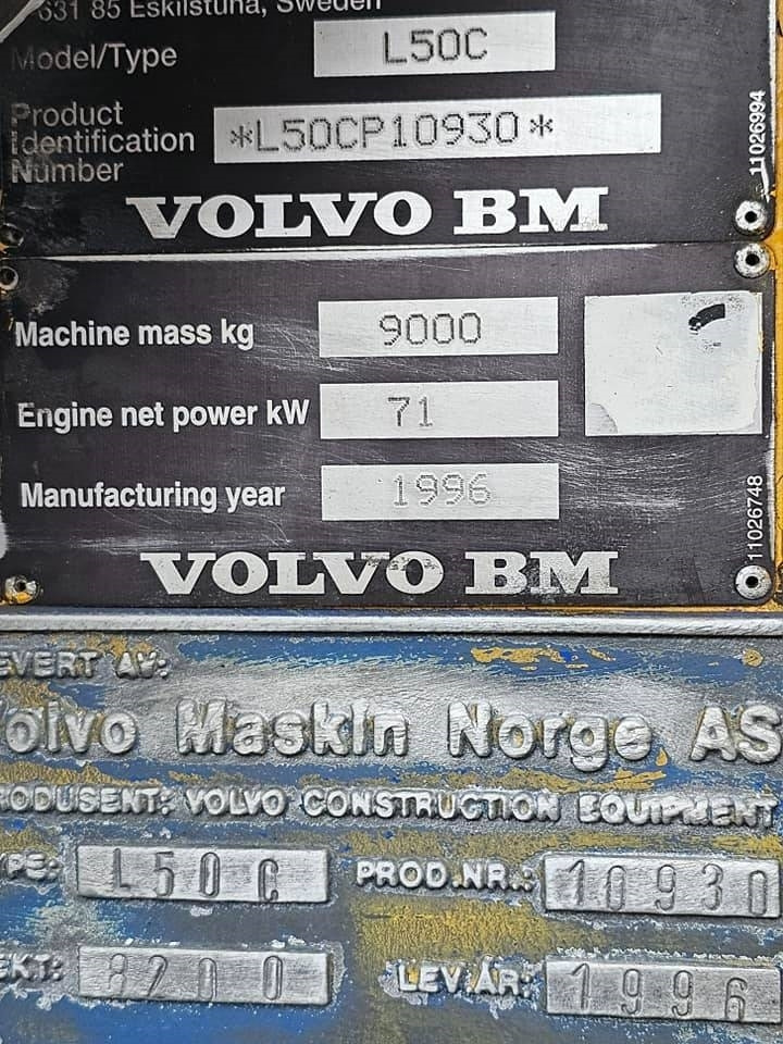 Ελαστιχοφόρος φορτωτής Volvo L 50 C: φωτογραφία 32