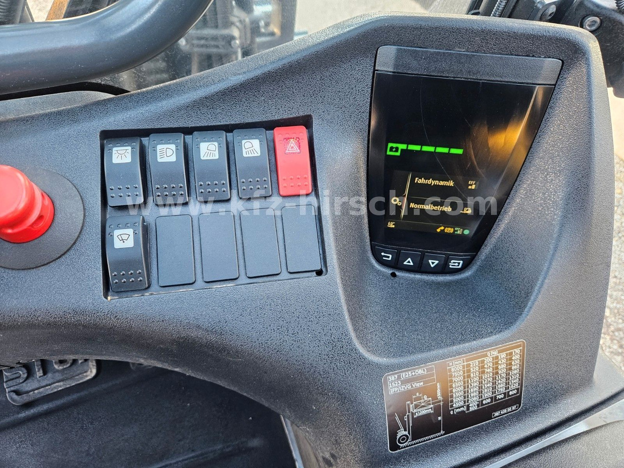 Ηλεκτροκίνητο περονοφόρο Linde E25 R Roadster , 6.880mm Hubhöhe, StVZO hydr. Zi: φωτογραφία 8