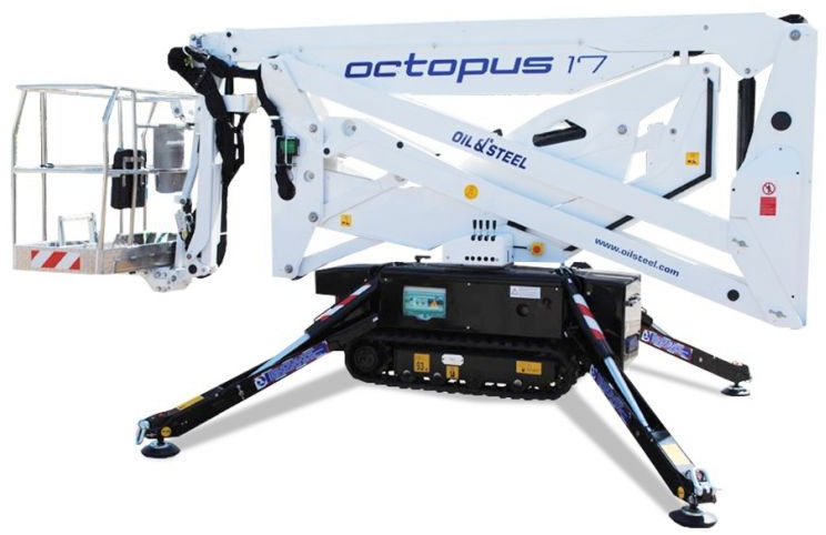Oil&Steel Octopus 17 podnośnik koszowy na gąsienicach 17 m - Καλαθοφόρο με ερπύστριες: φωτογραφία 3 Oil&Steel Octopus 17 podnośnik koszowy na gąsienicach 17 m - Καλαθοφόρο με ερπύστριες: φωτογραφία 3