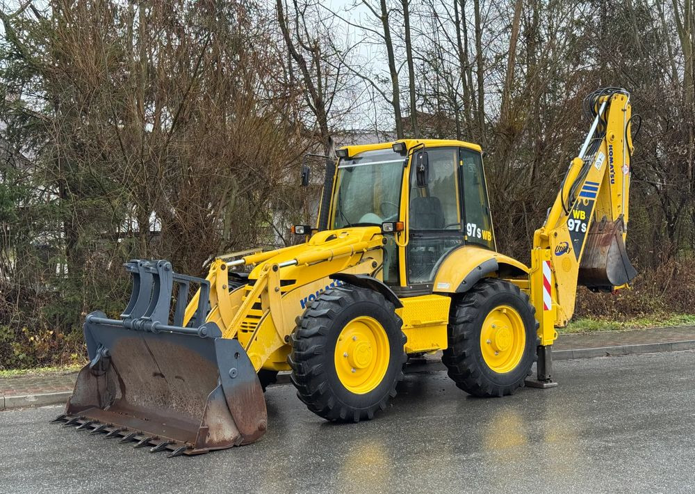 Komatsu * Koparko Ładowarka * Komatsu WB 97 S Utility * - Φορτωτής εκσκαφέας: φωτογραφία 1 Komatsu * Koparko Ładowarka * Komatsu WB 97 S Utility * - Φορτωτής εκσκαφέας: φωτογραφία 1