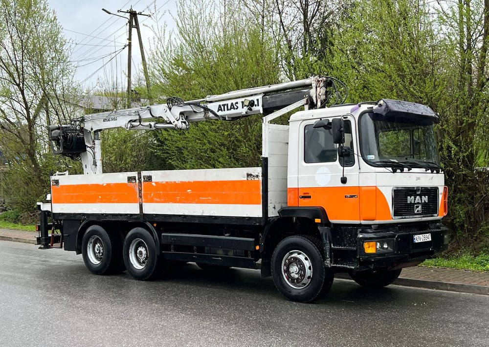 MAN 27-322 MAN 6x4 HDS ATLAS 140 - Φορτηγό με ανοιχτή καρότσα: φωτογραφία 1 MAN 27-322 MAN 6x4 HDS ATLAS 140 - Φορτηγό με ανοιχτή καρότσα: φωτογραφία 1