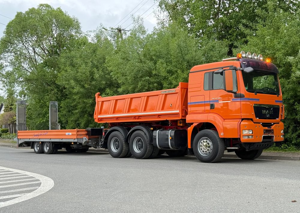 Φορτηγό ανατρεπόμενο MAN * Kiper * Wywrotka * 26-480 *  MAN TGS 6x4 Bordmatic * Zastaw Tandem Niskopodwozie * Stan Perfekcyjny *: φωτογραφία 10