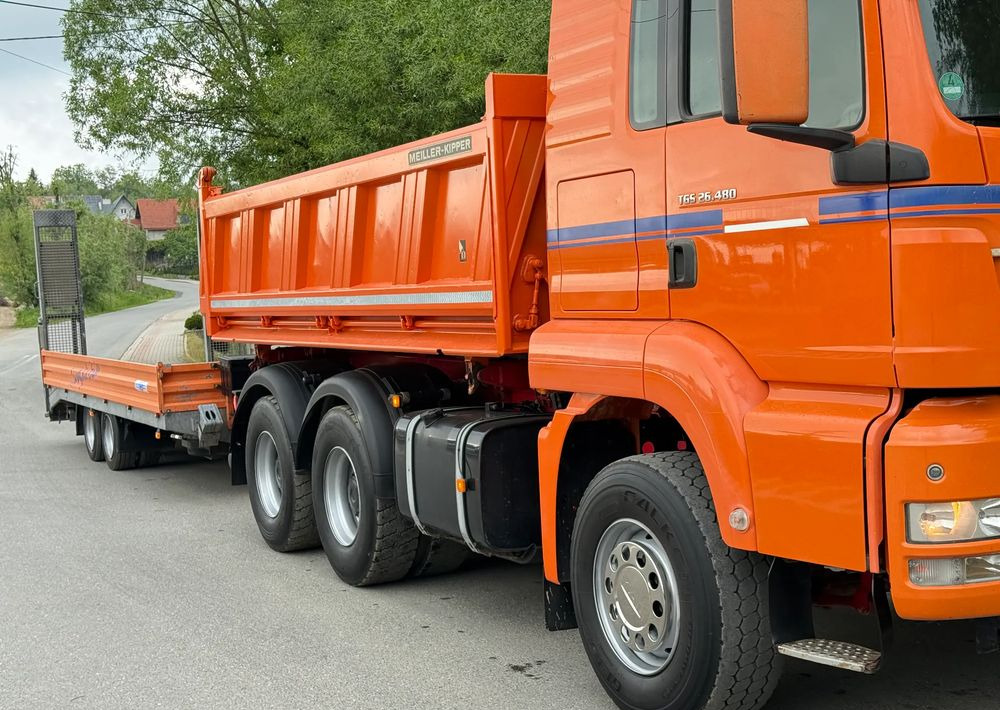 Φορτηγό ανατρεπόμενο MAN * Kiper * Wywrotka * 26-480 *  MAN TGS 6x4 Bordmatic * Zastaw Tandem Niskopodwozie * Stan Perfekcyjny *: φωτογραφία 6