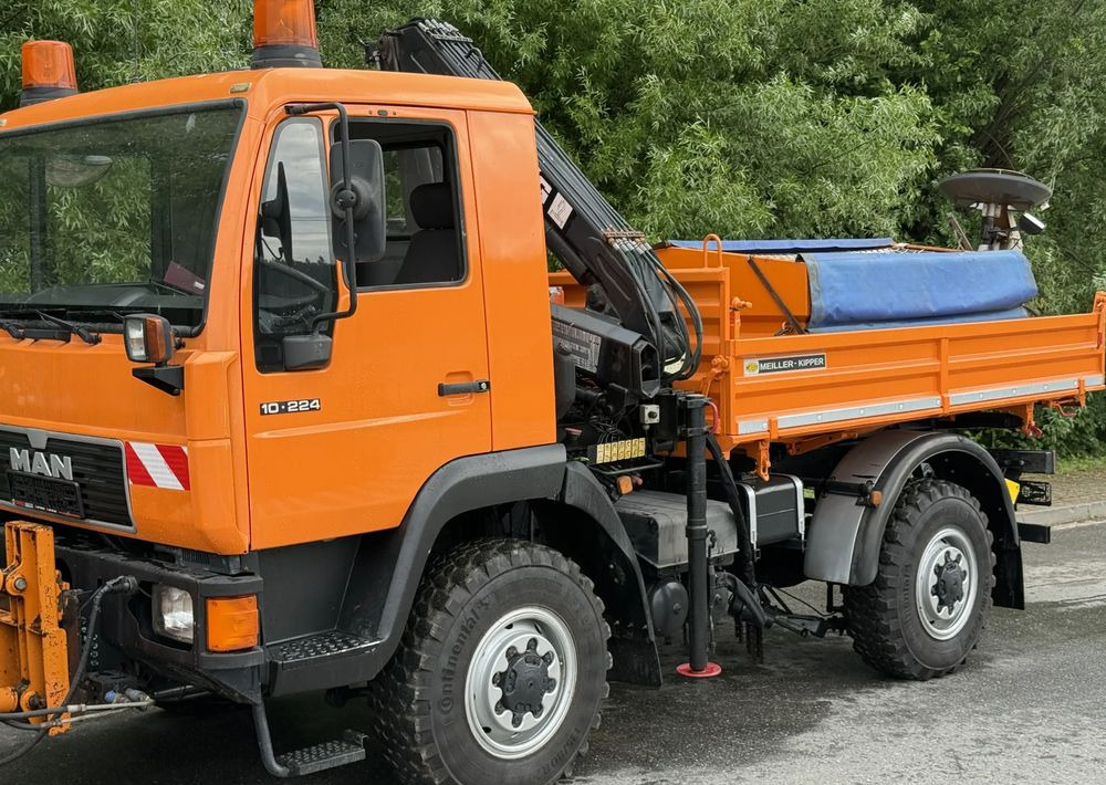 MAN * MAN LE 10.220 *Kiper Wywrotka * 4x4 * Pług Piaskarka * Zimowe Utrzymanie * Sprowadzony * HDS MKG * - Φορτηγό ανατρεπόμενο: φωτογραφία 3 MAN * MAN LE 10.220 *Kiper Wywrotka * 4x4 * Pług Piaskarka * Zimowe Utrzymanie * Sprowadzony * HDS MKG * - Φορτηγό ανατρεπόμενο: φωτογραφία 3