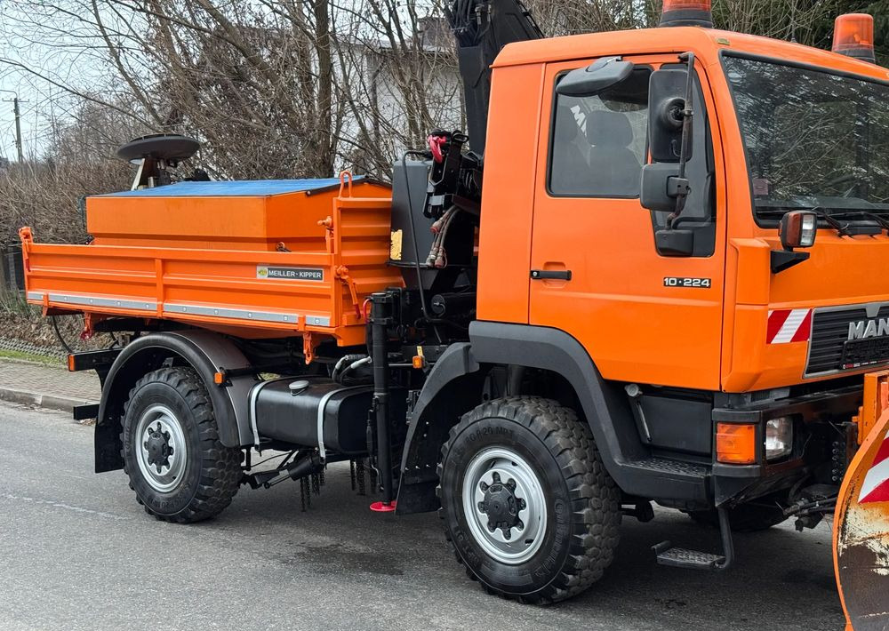 MAN * MAN LE 10.220 *Kiper Wywrotka * 4x4 * Pług Piaskarka * Zimowe Utrzymanie * Sprowadzony * HDS MKG * - Φορτηγό ανατρεπόμενο: φωτογραφία 5 MAN * MAN LE 10.220 *Kiper Wywrotka * 4x4 * Pług Piaskarka * Zimowe Utrzymanie * Sprowadzony * HDS MKG * - Φορτηγό ανατρεπόμενο: φωτογραφία 5