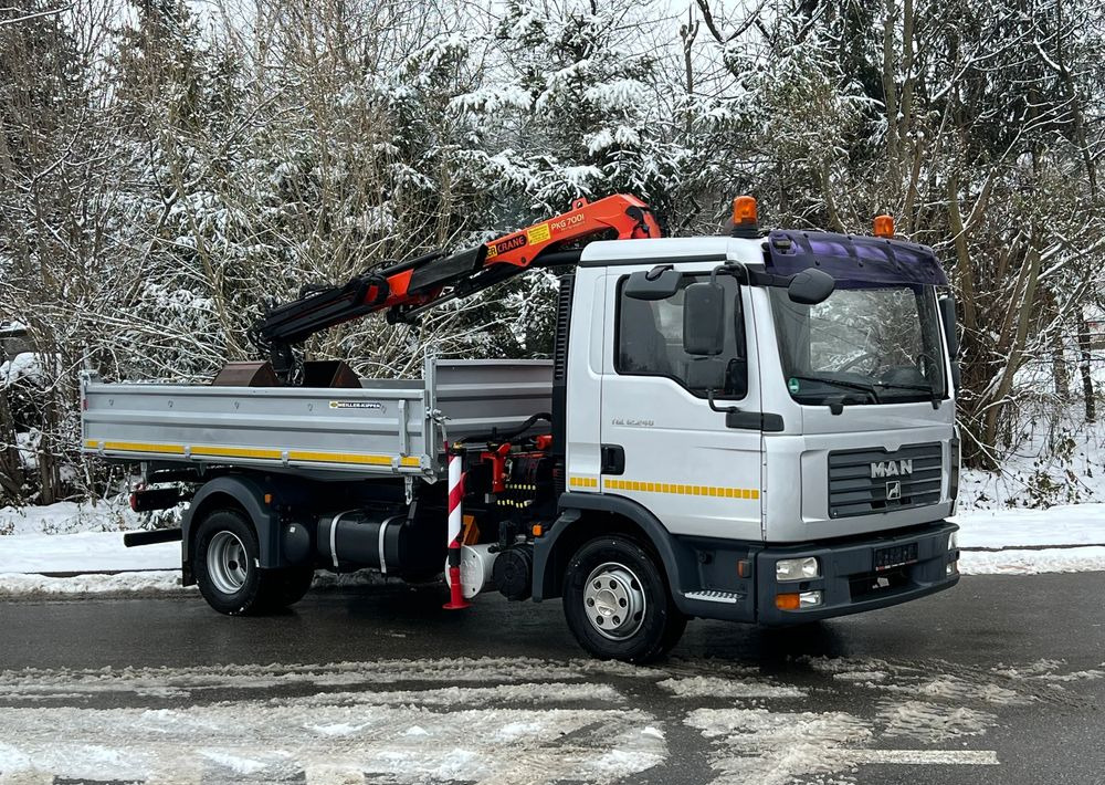 MAN MAN TGL 12-240 Kiper Wywrotka 4x2 Kran PALFINGER PK 12500 BARDZO DOBRY STAN - Φορτηγό ανατρεπόμενο: φωτογραφία 2 MAN MAN TGL 12-240 Kiper Wywrotka 4x2 Kran PALFINGER PK 12500 BARDZO DOBRY STAN - Φορτηγό ανατρεπόμενο: φωτογραφία 2