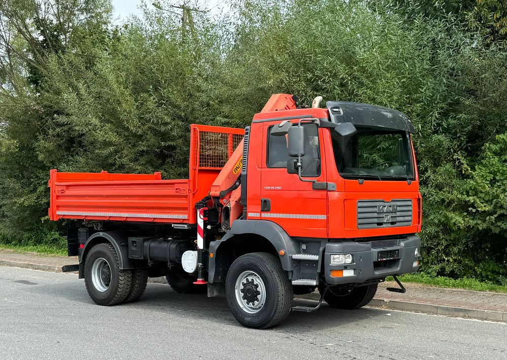 MAN * TGM 18-280 MAN 4x4 HDS Palfinger PK10500 * Kiper Wywrotka * Bardzo Dobry Stan - Φορτηγό ανατρεπόμενο: φωτογραφία 2 MAN * TGM 18-280 MAN 4x4 HDS Palfinger PK10500 * Kiper Wywrotka * Bardzo Dobry Stan - Φορτηγό ανατρεπόμενο: φωτογραφία 2