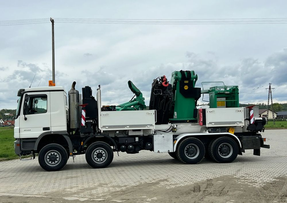 Mercedes-Benz * Mercedes 8x6 Actros 4144 * HDS Palfinger 150002 + FLY JIB PJ 170 * Dźwig * 40 TON * Wyciągarka * 35 Metrów * Kosz * - Φορτηγό με γερανό: φωτογραφία 3 Mercedes-Benz * Mercedes 8x6 Actros 4144 * HDS Palfinger 150002 + FLY JIB PJ 170 * Dźwig * 40 TON * Wyciągarka * 35 Metrów * Kosz * - Φορτηγό με γερανό: φωτογραφία 3