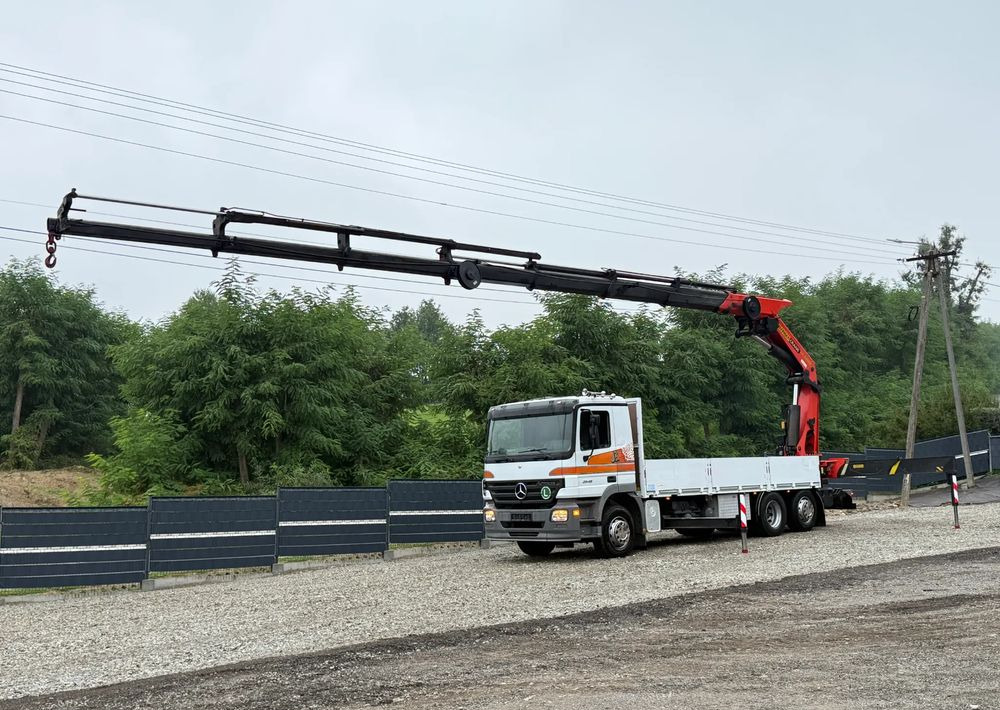 Mercedes-Benz * Mercedes Actros * KRAN HDS Palfinger PK 44002 Performance * Sprowadzony * Stan Perfekcyjny * - Φορτηγό με ανοιχτή καρότσα, Φορτηγό με γερανό: φωτογραφία 1 Mercedes-Benz * Mercedes Actros * KRAN HDS Palfinger PK 44002 Performance * Sprowadzony * Stan Perfekcyjny * - Φορτηγό με ανοιχτή καρότσα, Φορτηγό με γερανό: φωτογραφία 1