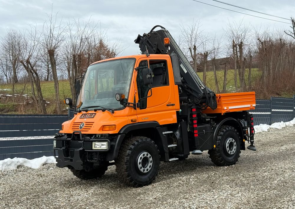 Mercedes-Benz * Mercedes Unimog U 400 * HDS HIAB 166 * Specjalny * Energetyka * Kosz do HDS * Stan Idealny - Φορτηγό με ανοιχτή καρότσα, Φορτηγό με γερανό: φωτογραφία 2 Mercedes-Benz * Mercedes Unimog U 400 * HDS HIAB 166 * Specjalny * Energetyka * Kosz do HDS * Stan Idealny - Φορτηγό με ανοιχτή καρότσα, Φορτηγό με γερανό: φωτογραφία 2