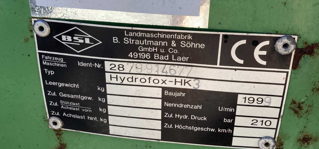 Strautmann Hydrofox HK3 kuilsnijder kuilvoersnijder U snijder voermachines - Μηχανήματα ενσίρωσης: φωτογραφία 5 Strautmann Hydrofox HK3 kuilsnijder kuilvoersnijder U snijder voermachines - Μηχανήματα ενσίρωσης: φωτογραφία 5
