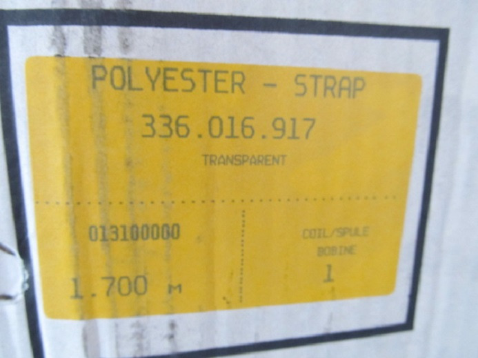 Ανταλλακτικό για Εκτυπωτική μηχανή 6 x UMREIFUNGSBAND STRAPEX POLYESTER-STRAP TRANSPARENT: φωτογραφία 6