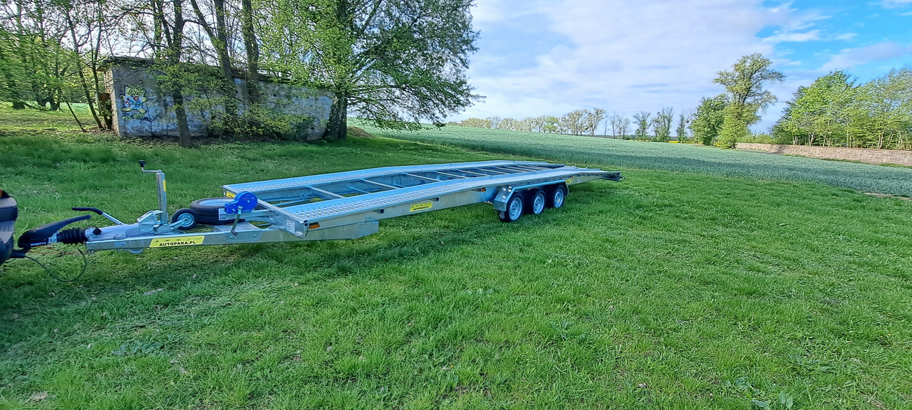 LAWETA Z NAJAZDAMI NA 2 AUTA 8,5x2M DMC 3500, 3 OSIE / CAR TRANSPORTER WITH RAMPS FOR 2 CARS 8.5x2M DMC 3500, 3 AXLES - Ρυμούλκα αυτοκινητάμαξα: φωτογραφία 3 LAWETA Z NAJAZDAMI NA 2 AUTA 8,5x2M DMC 3500, 3 OSIE / CAR TRANSPORTER WITH RAMPS FOR 2 CARS 8.5x2M DMC 3500, 3 AXLES - Ρυμούλκα αυτοκινητάμαξα: φωτογραφία 3