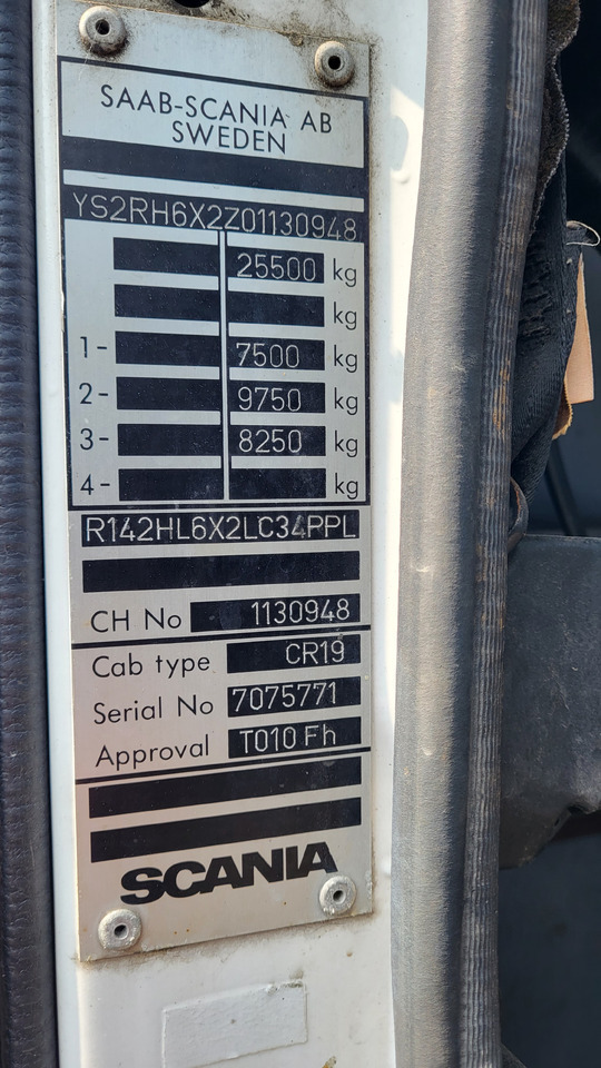 Τράκτορας SCANIA R 142 H 6X2 SU KRANU: φωτογραφία 23 Τράκτορας SCANIA R 142 H 6X2 SU KRANU: φωτογραφία 23