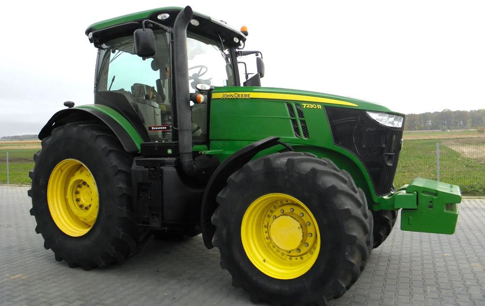 John Deere 7230 R 2012 Rok Nie Malowany, Skrzynia POWERQUAD, Stan Bardzo Dobry - Τρακτέρ: φωτογραφία 3 John Deere 7230 R 2012 Rok Nie Malowany, Skrzynia POWERQUAD, Stan Bardzo Dobry - Τρακτέρ: φωτογραφία 3
