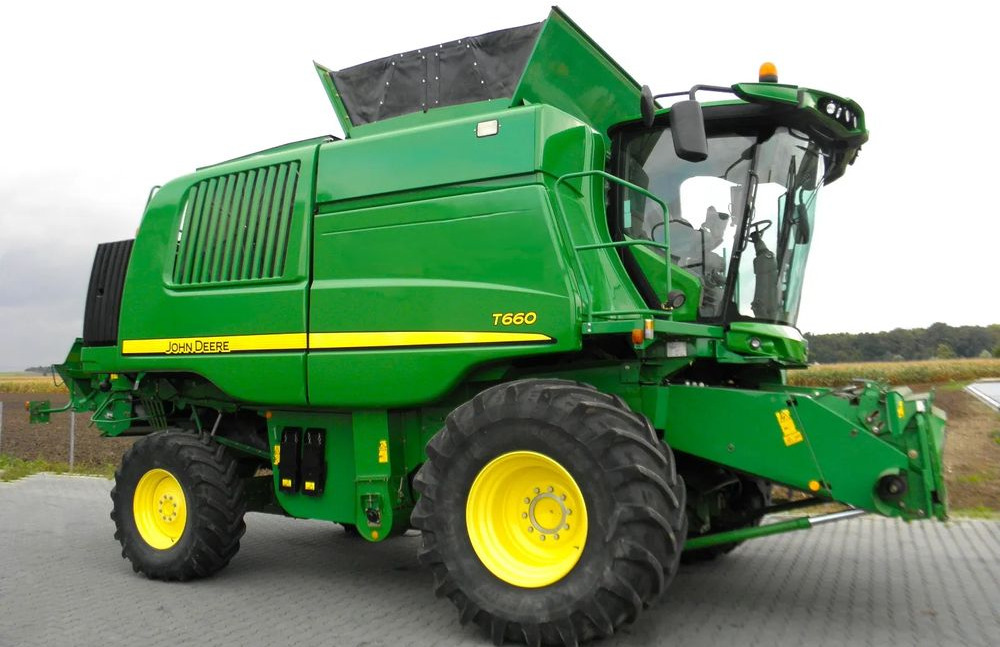 John Deere T660 2014 Rok, heder 7,6m, 2700 mtg na silniku, Najbogatsza Wersja, Nie Malowany, Stan Idealny - Θεριζοαλωνιστική μηχανή: φωτογραφία 4 John Deere T660 2014 Rok, heder 7,6m, 2700 mtg na silniku, Najbogatsza Wersja, Nie Malowany, Stan Idealny - Θεριζοαλωνιστική μηχανή: φωτογραφία 4