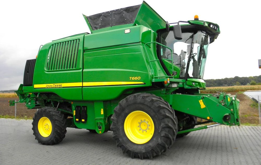 John Deere T660 2014 Rok, heder 7,6m, 2700 mtg na silniku, Najbogatsza Wersja, Nie Malowany, Stan Idealny - Θεριζοαλωνιστική μηχανή: φωτογραφία 2 John Deere T660 2014 Rok, heder 7,6m, 2700 mtg na silniku, Najbogatsza Wersja, Nie Malowany, Stan Idealny - Θεριζοαλωνιστική μηχανή: φωτογραφία 2