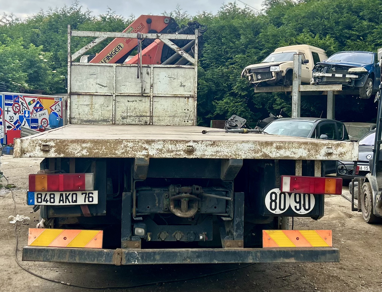 DAF Cf85 380 8x4 plateau grue Palfinger pk44002 - Φορτηγό με ανοιχτή καρότσα, Φορτηγό με γερανό: φωτογραφία 3 DAF Cf85 380 8x4 plateau grue Palfinger pk44002 - Φορτηγό με ανοιχτή καρότσα, Φορτηγό με γερανό: φωτογραφία 3