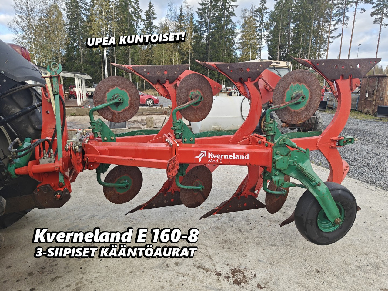 KVERNELAND E 160-8 - 3-siipinen paluuaura - Άροτρο: φωτογραφία 1 KVERNELAND E 160-8 - 3-siipinen paluuaura - Άροτρο: φωτογραφία 1
