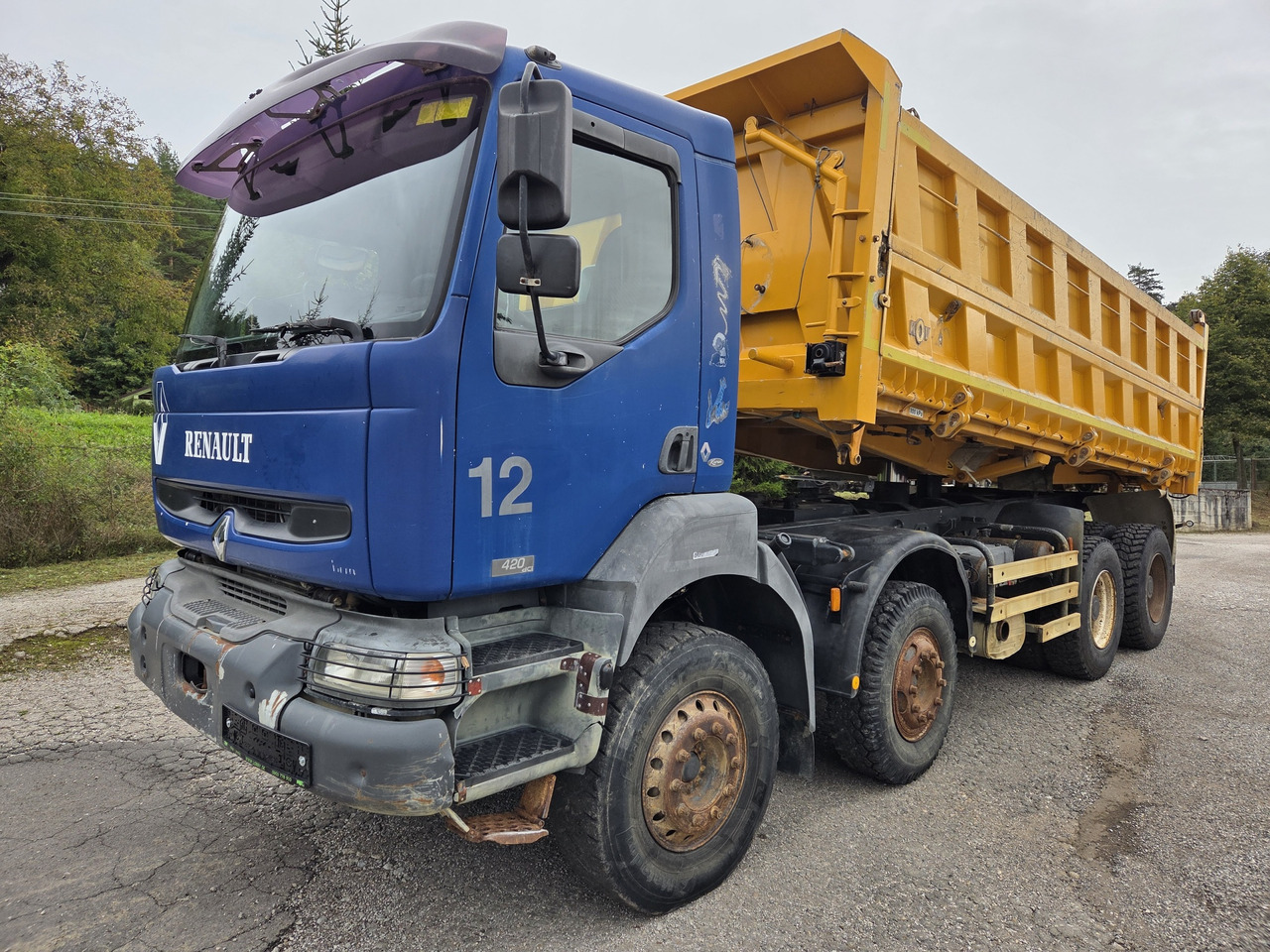 RENAULT KERAX 420.40 PR 8X4 3way tipper Bordamtik - Φορτηγό ανατρεπόμενο: φωτογραφία 1 RENAULT KERAX 420.40 PR 8X4 3way tipper Bordamtik - Φορτηγό ανατρεπόμενο: φωτογραφία 1