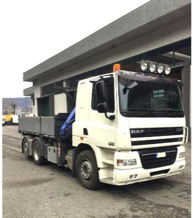 Daf CF85cf85.410 - Φορτηγό ανατρεπόμενο, Φορτηγό με γερανό: φωτογραφία 1 Daf CF85cf85.410 - Φορτηγό ανατρεπόμενο, Φορτηγό με γερανό: φωτογραφία 1