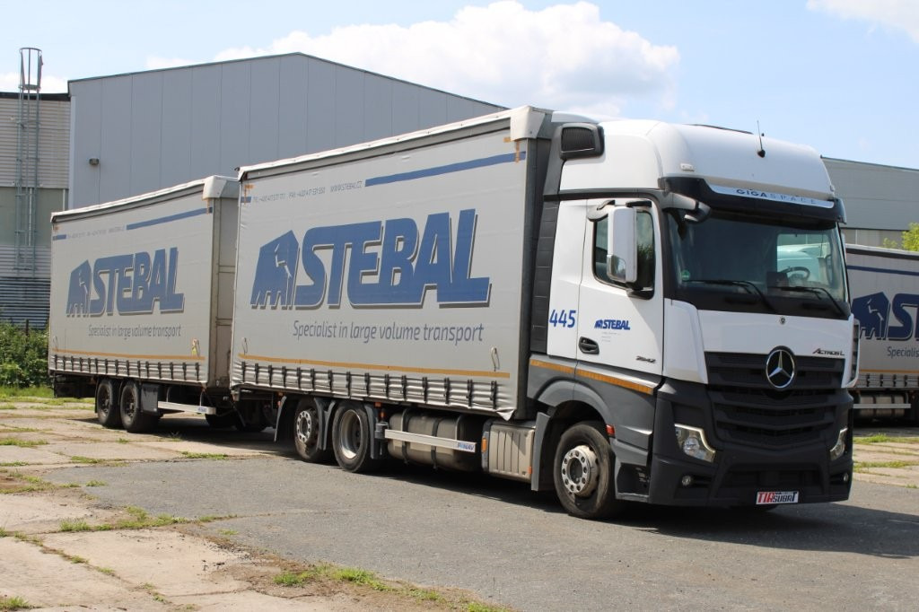 Mercedes-Benz Actros 2542 NAVIGACE + PANAV TVK 18 M (8,20m x 2,4 - Φορτηγό μουσαμάς, Τρέιλερ κουρτίνα: φωτογραφία 1 Mercedes-Benz Actros 2542 NAVIGACE + PANAV TVK 18 M (8,20m x 2,4 - Φορτηγό μουσαμάς, Τρέιλερ κουρτίνα: φωτογραφία 1