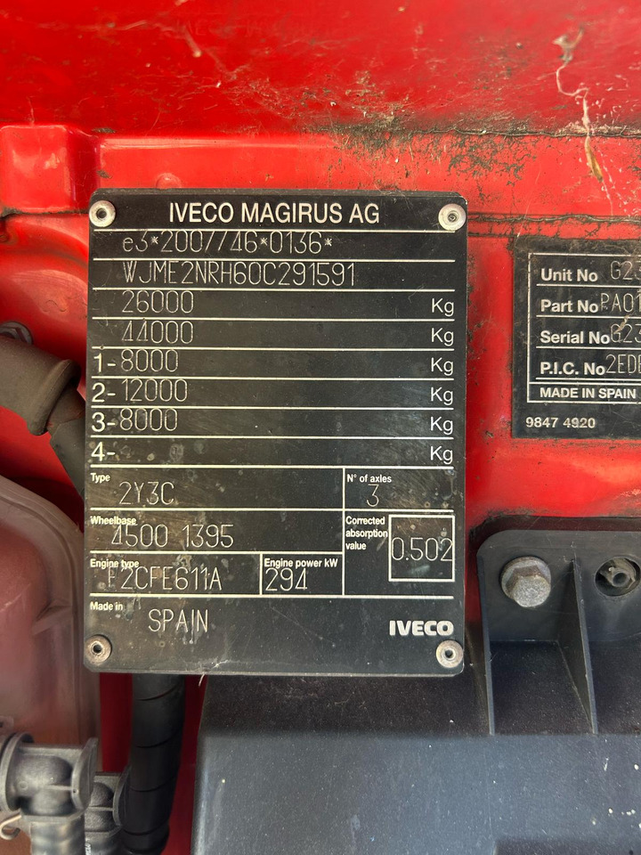 IVECO STRALIS 260S40 - Φορτηγό σασί: φωτογραφία 2 IVECO STRALIS 260S40 - Φορτηγό σασί: φωτογραφία 2