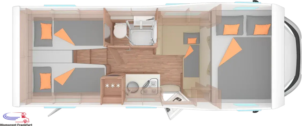 Wohnmobil Weinsberg CaraHome 650 MEG - Αυτοκινούμενο με σοφίτα: φωτογραφία 3 Wohnmobil Weinsberg CaraHome 650 MEG - Αυτοκινούμενο με σοφίτα: φωτογραφία 3