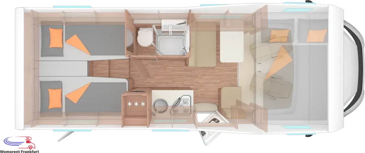 Wohnmobil Weinsberg CaraHome 650 MEG - Αυτοκινούμενο με σοφίτα: φωτογραφία 3 Wohnmobil Weinsberg CaraHome 650 MEG - Αυτοκινούμενο με σοφίτα: φωτογραφία 3