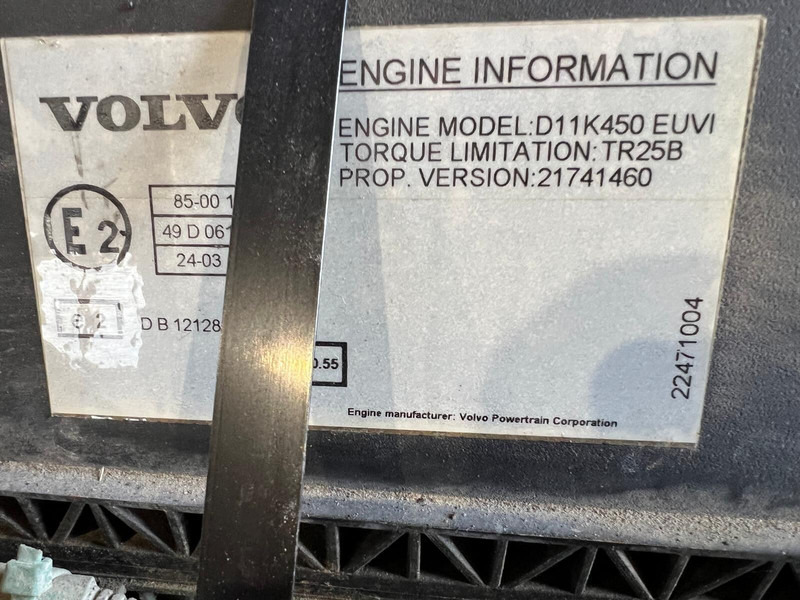 Volvo D11K450 K1 - Κινητήρας: φωτογραφία 5 Volvo D11K450 K1 - Κινητήρας: φωτογραφία 5