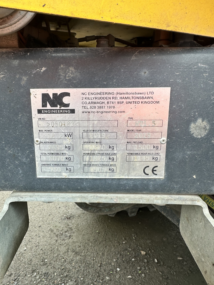 NC HT 1.5 - Μίνι ανατρεπόμενο: φωτογραφία 2 NC HT 1.5 - Μίνι ανατρεπόμενο: φωτογραφία 2