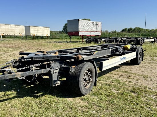 Krone AZ/DB07CLNF/18E Krone Lafette - Ρυμούλκα μεταφοράς εμπορευματοκιβωτίων/ Κινητό αμάξωμα: φωτογραφία 1 Krone AZ/DB07CLNF/18E Krone Lafette - Ρυμούλκα μεταφοράς εμπορευματοκιβωτίων/ Κινητό αμάξωμα: φωτογραφία 1