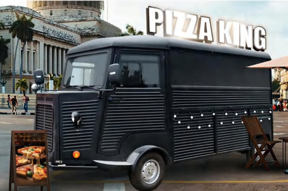 Deli Star Trailer Retro Frenchie FR 4800 Electric - EU standards - Ρυμουλκούμενη καντίνα: φωτογραφία 1 Deli Star Trailer Retro Frenchie FR 4800 Electric - EU standards - Ρυμουλκούμενη καντίνα: φωτογραφία 1