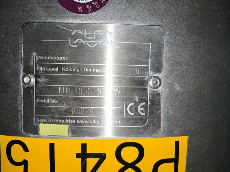 Alfa Romeo Laval MR 185S - Αεροσυμπιεστής: φωτογραφία 3 Alfa Romeo Laval MR 185S - Αεροσυμπιεστής: φωτογραφία 3