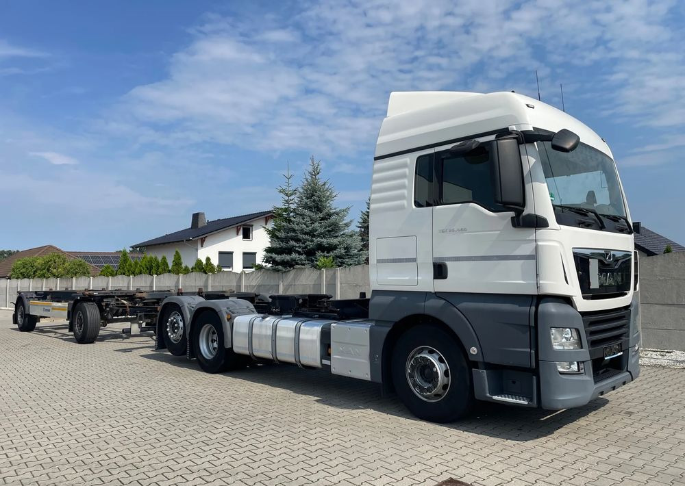 MAN TGX XLX 26.460 BDF - Φορτηγό μεταφοράς εμπορευματοκιβωτίων/ Κινητό αμάξωμα: φωτογραφία 1 MAN TGX XLX 26.460 BDF - Φορτηγό μεταφοράς εμπορευματοκιβωτίων/ Κινητό αμάξωμα: φωτογραφία 1