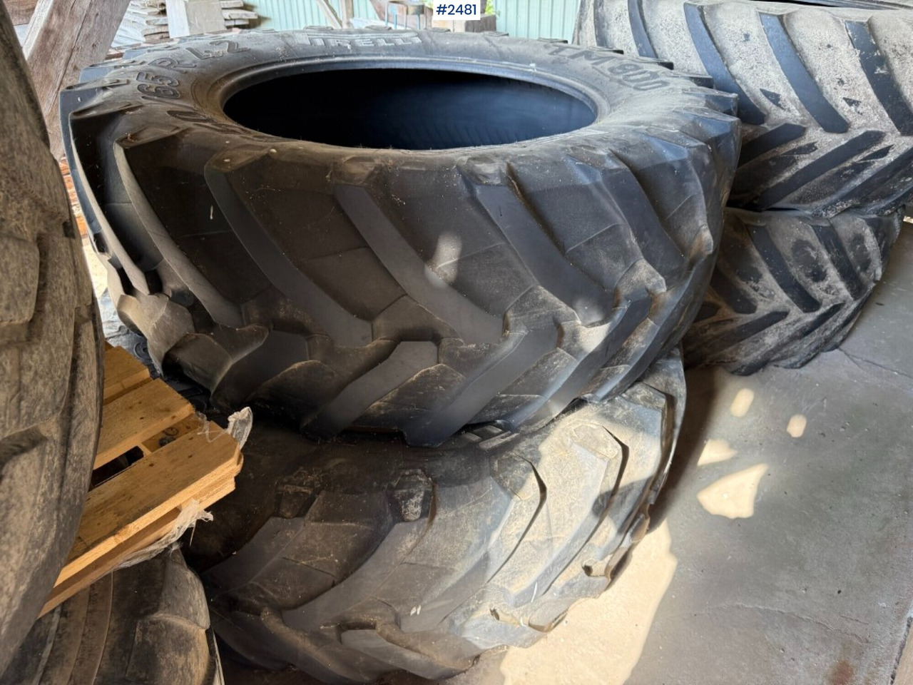 2 tires for tractor Pirelli 650/65R42 - Ελαστικό για Γεωργικά μηχανήματα: φωτογραφία 1 2 tires for tractor Pirelli 650/65R42 - Ελαστικό για Γεωργικά μηχανήματα: φωτογραφία 1