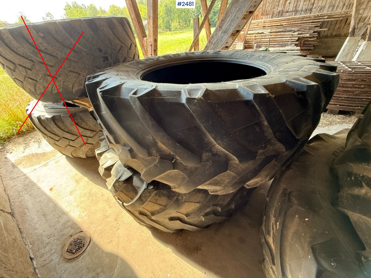 2 tires for tractor Pirelli 650/65R42 - Ελαστικό για Γεωργικά μηχανήματα: φωτογραφία 2 2 tires for tractor Pirelli 650/65R42 - Ελαστικό για Γεωργικά μηχανήματα: φωτογραφία 2