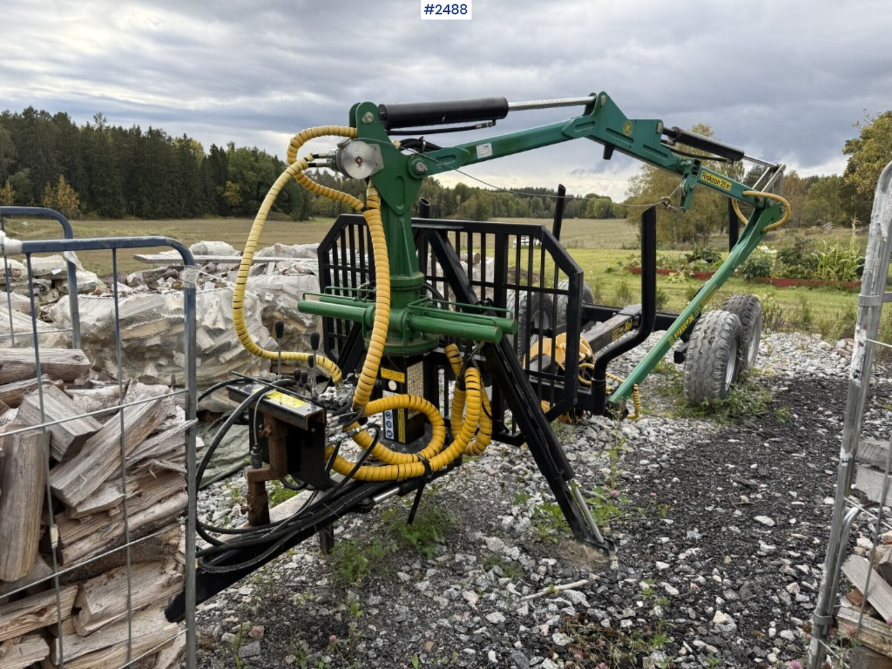 Forestry trailer Kellfri SV60 with crane - Δασικά μηχανήματα: φωτογραφία 1 Forestry trailer Kellfri SV60 with crane - Δασικά μηχανήματα: φωτογραφία 1