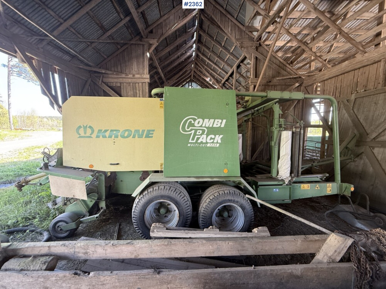 Krone Combi pack Multi-Cut 1250 round baler - Σανού και κτηνοτροφικά μηχανήματα: φωτογραφία 2 Krone Combi pack Multi-Cut 1250 round baler - Σανού και κτηνοτροφικά μηχανήματα: φωτογραφία 2