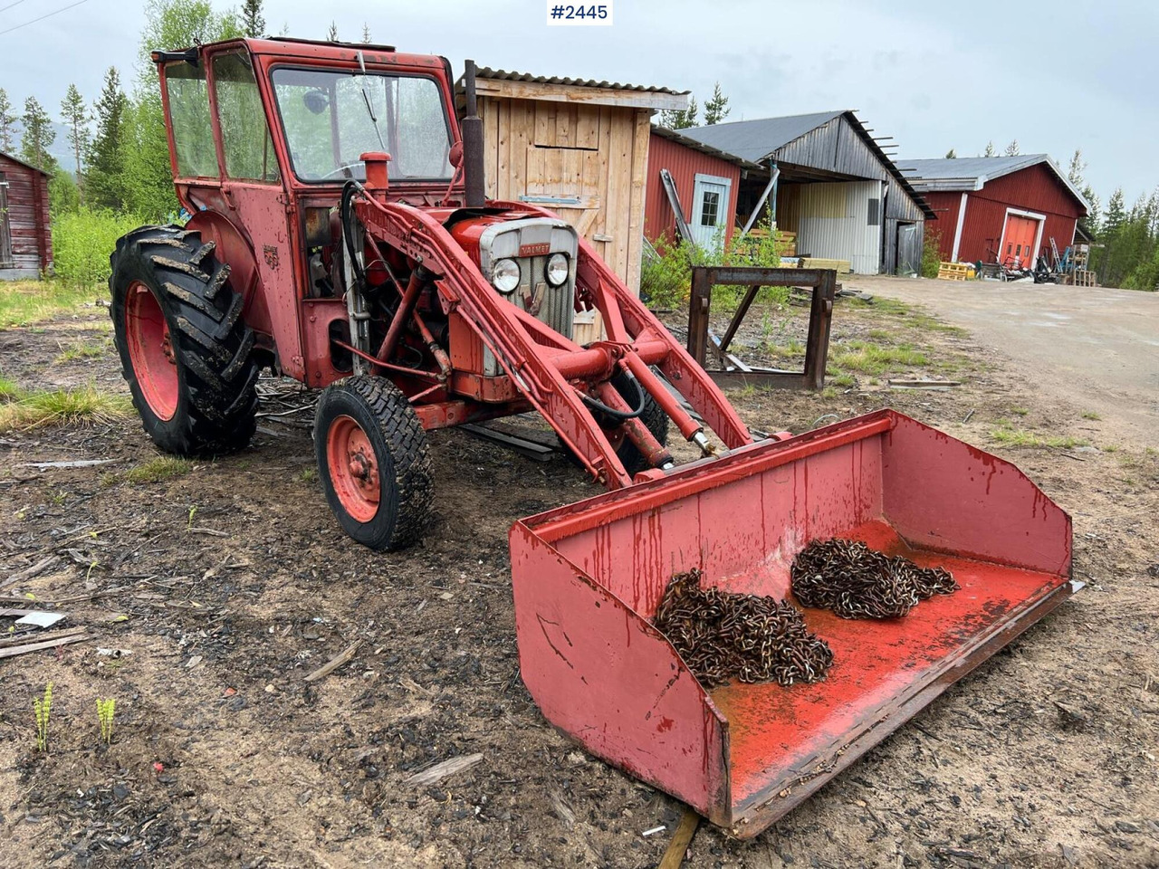 VALMET 565 Tractor with bucket - Τρακτέρ: φωτογραφία 4 VALMET 565 Tractor with bucket - Τρακτέρ: φωτογραφία 4